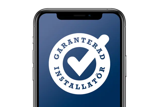 Garanterad installatör