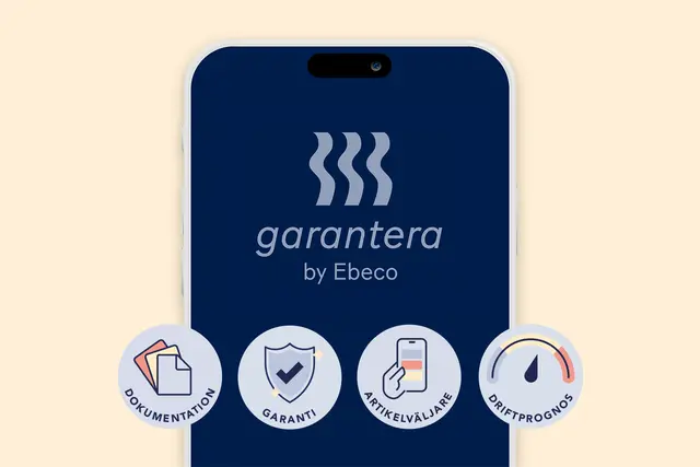 Garantera-appen med fördelarna och uspar