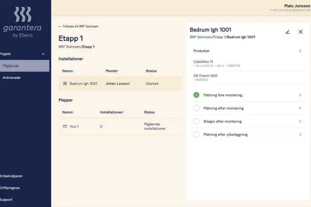 Garantera på webben