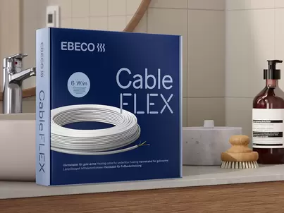 En ny golvvärmekabel för komfortvärme: Ebeco Cableflex 6