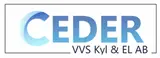 Logotyp för Ceder VVS Kyl & EL AB