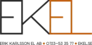 Logotyp för Erik Karlsson El AB