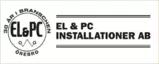 Logotyp för El & Pc Installationer AB